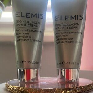 NEW Elemis Pro-Collagen Marine Cream Duo– 1oz each (2 x 0.5oz Sealed Tubes)